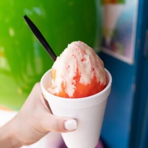 shavings in a cup